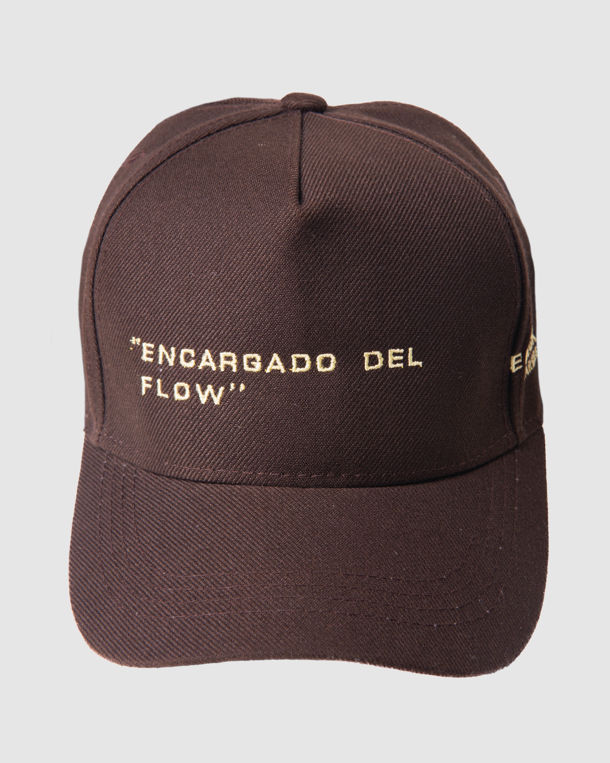"Encargado del flow" Cap - Black & Brown Butter Yellow