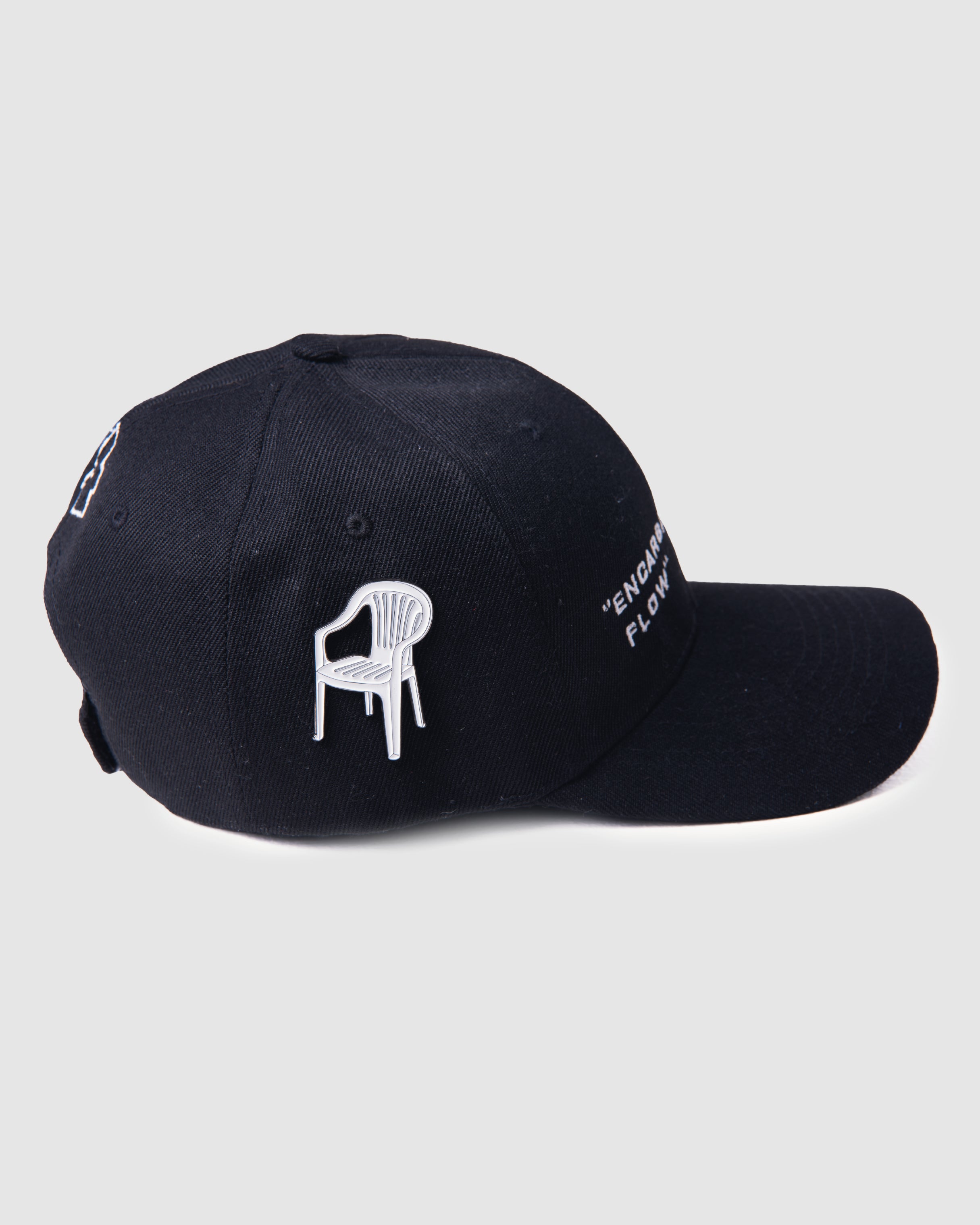 "Encargado del flow" Cap - Black & Brown Butter Yellow