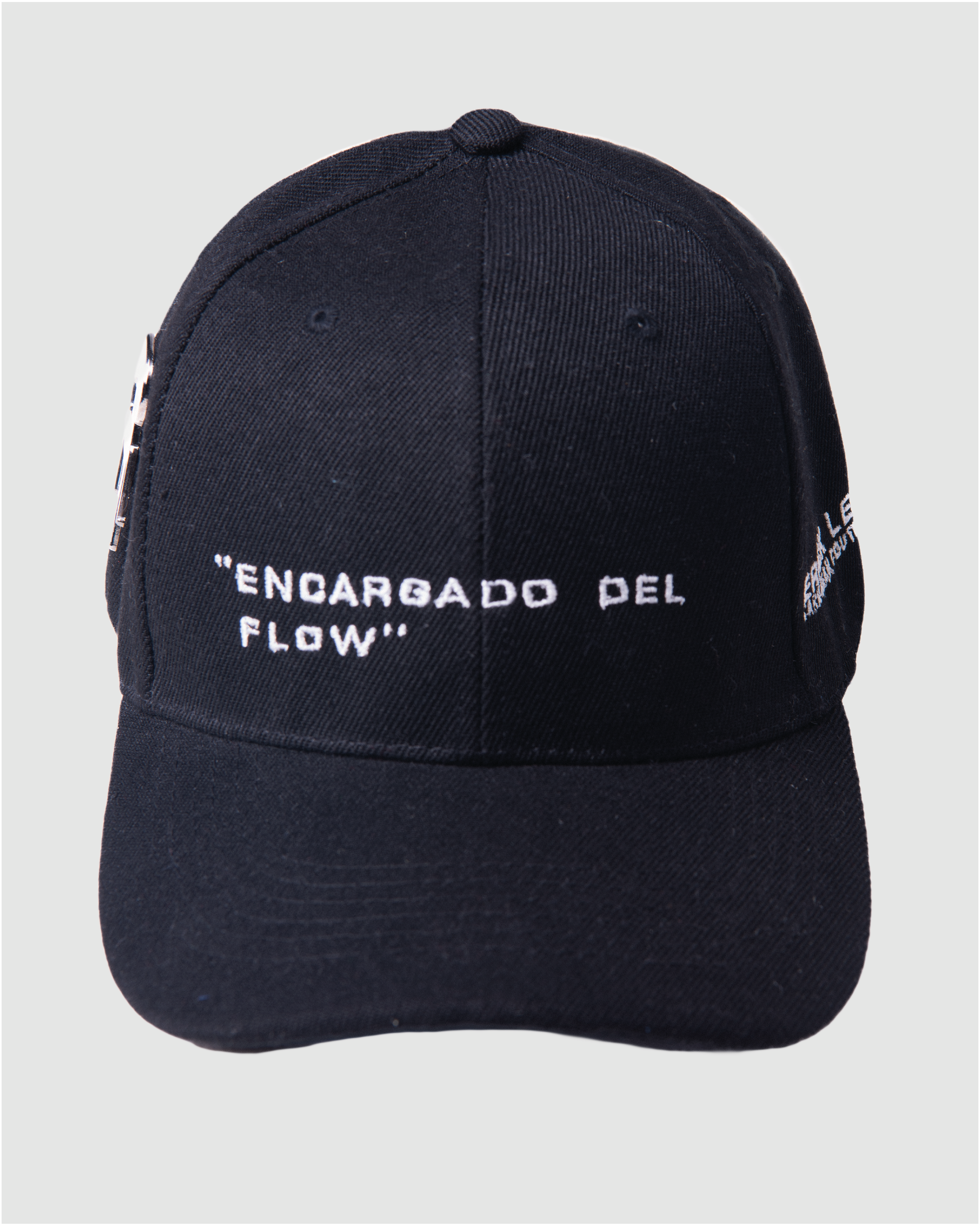 "Encargado del flow" Cap - Black & Brown Butter Yellow