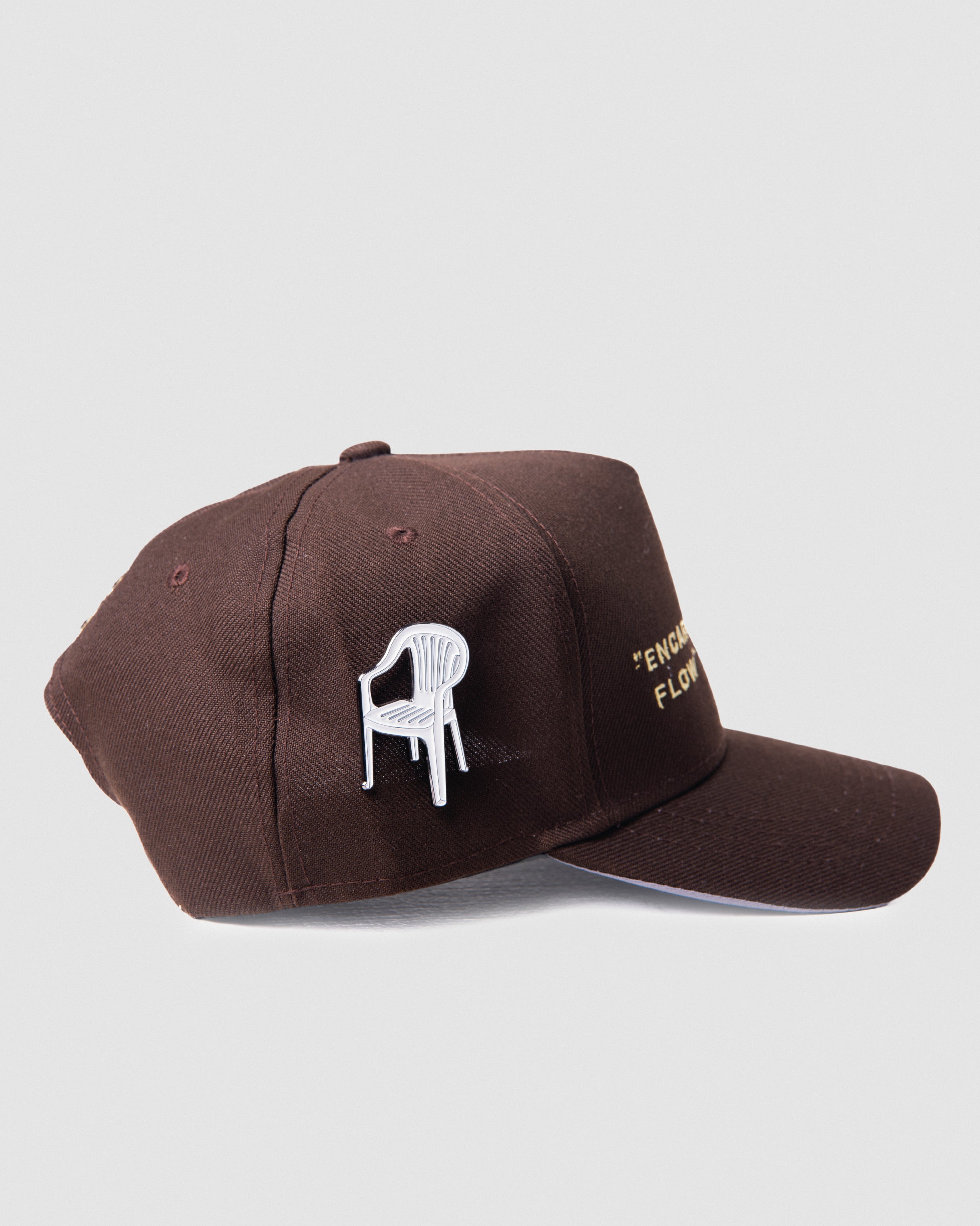 "Encargado del flow" Cap - Black & Brown Butter Yellow