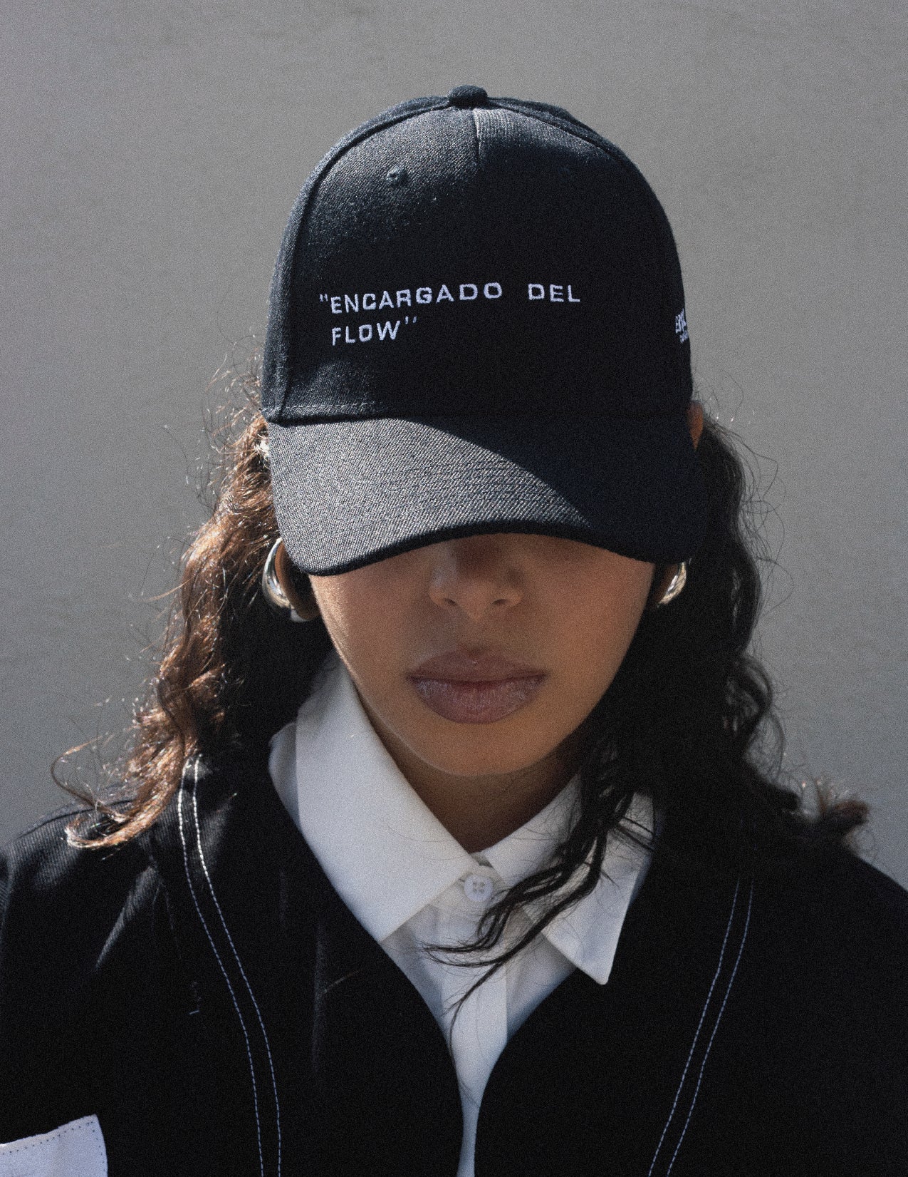 "Encargado del flow" Cap - Black & Brown Butter Yellow